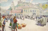 Ludvík Kuba, Marketplace in Trenčín