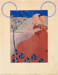 Vojtěch Preissig, Dreaming, 1903, aquatint  on paper