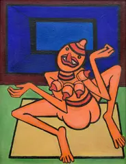 Jiří Načeradský, The Coquette, 1973, oil on canvas
