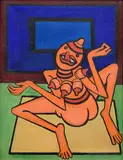 Jiří Načeradský, The Coquette, 1973, oil on canvas