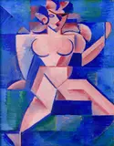 Václav Špála, Bathing Woman / Landscape nearby Veltrusy