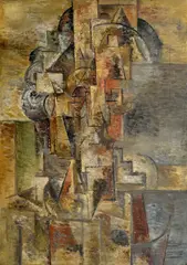 Emil Filla, Head of an Old Man, 1914, oil on canvas