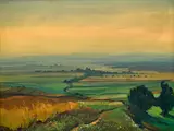 Otakar Nejedlý, View of a Landscape with Meadows