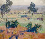 Ota Bubeníček, Summer View, circa 1910, oil on canvas