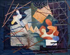 František Foltýn, Composition, 1927, oil on canvas