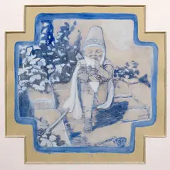 Vojtěch Preissig, A Pixie, kolem roku 1895, gouache on paper