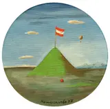 Kamil Lhoták, Landscape with the Austrian Flag