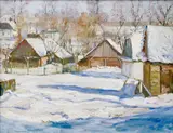 František Kaván, Village Square in Vítanov