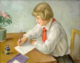 Otakar Kubín, Schoolgirl