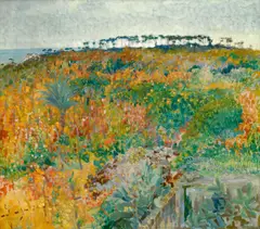 Otakar Nejedlý, Scenery of Ceylon, 1911–1915, oil on canvas