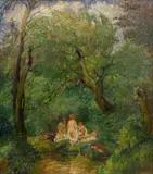Oldřich Blažíček, Bathing in a Stream