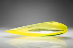 Rudolf Burda, U Abyssus, 2021, hand-blown uranium glass