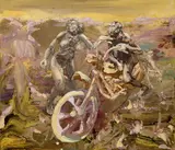Michael Rittstein, Time Machine, 2012, acrylic on canvas