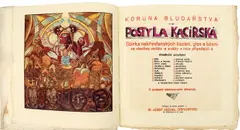 Josef Vácha, Postyla kacířská, 1926, original book + 9 loose woodcuts