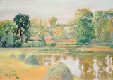Vaclav Radimsky, Haystacks by the Pond