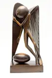 Stefan Milkov, Angel and an Egg, 2020, bronze