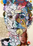 Ivana Štenclová, Butterfly Effect, 2021, mixed media  (laser cut, acrylic) on plywood