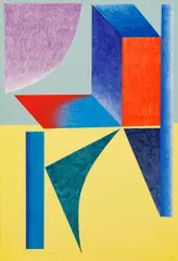 Karel Štědrý, Acid House Vol. 2 II, 2022, mixed media (acrylic, pastel) on canvas