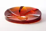 Ivana Houserová, Sunflower, 2005, glass object (melted glass, cut, polished)