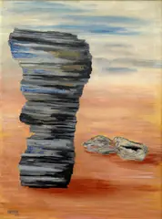 Toyen, The Loners, 1934, oil on canvas