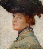 Antonín Hudeček, Study for a Portrait of Mrs F. Jelínková