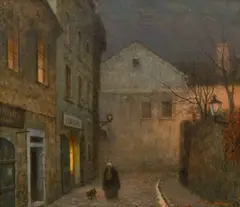 Jakub Schikaneder, Podskalí, 1900–1910, oil on canvas