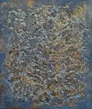 Robert Piesen, Gehinnom, 1970, mixed media (enamel, lacquer) on  plywood