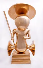 Stefan Milkov, Mr. Sun, 2020, polished bronze
