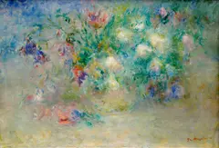 Grigorij Musatov, Still Life with a Bouquet, 1930s, oil on canvas