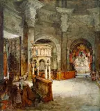 Oldřich Blažíček, Interior of the Basilica of San Vitale in Ravenna