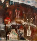Josef Jira, Landscape with Pussy Willow