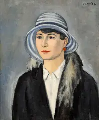 Václav Vojtěch Novák, Portrait of a Lady, 1930, oil on canvas
