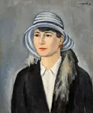 Václav Vojtěch Novák, Portrait of a Lady, 1930, oil on canvas