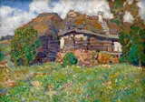 Ota Bubeníček, Old Mill (Borek u Miličína), 1910, oil on cardboard