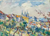 Vincenc Beneš, View from the Strahov Garden