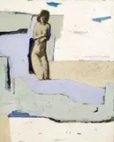 Bohumil Žemlička, Young Woman, 1972, acrylic on canvas