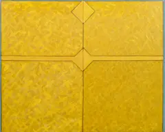Yellow by Jiří Načeradský, 1981, acrylic on canvas, sold May 2022