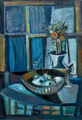 Jacob Bornfriend, Window, before 1954, oil on canvas