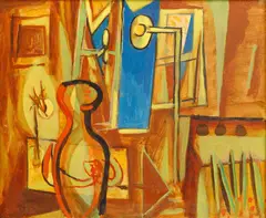 Jan Kotik, Summer Night, 1947, oil on canvas
