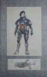 Theodor Pištěk, Children of Dune, 2001, mixed media (watercolor, white, ink) on paper
