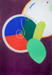 Karel Malich, I Saw It, 2000, pastel on paper