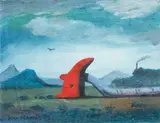 Kamil Lhoták, Red Machine in the Landscape