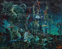 Jaroslav Serpan, Tchilingarouchtchina IV, 1947, oil on canvas