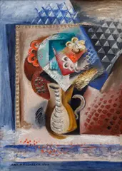 Antonín Procházka, Bouquet in a Jug, 1915, oil on canvas