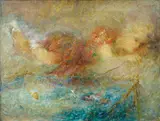 Grigorij Musatov, Fish Tank, 1938, oil on canvas