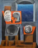 Miloslav Chlupáč, Kitchen Still Life, 1953, oil on canvas