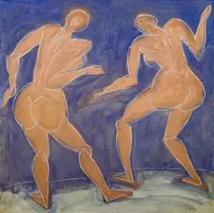 Dancer by Jiří Načeradský, 2009, oil on canvas, sold Nov 2022