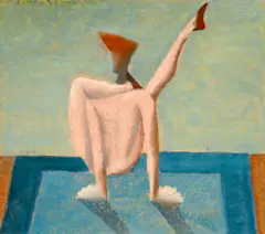Frantisek Tichy, Contortionist, 1943, pastel on paper