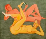 Tomáš Císařovský, Two Friends, 2011, oil on canvas