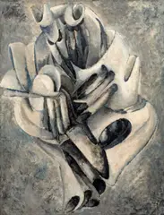 Ruth Francken, Composition, 1953, oil on plywood